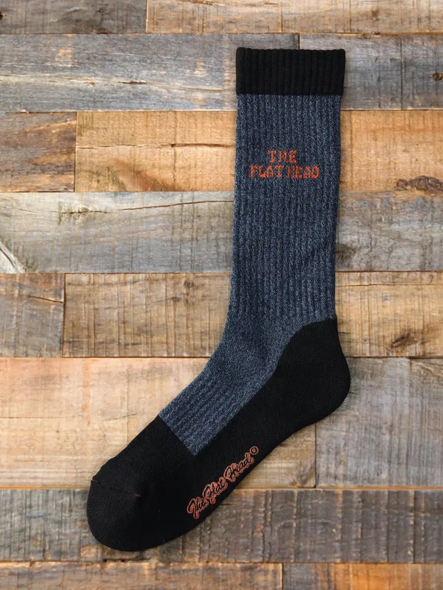 Flat Head Heavy Duty Socks - Navy