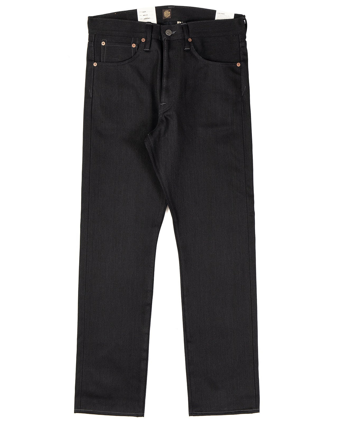 Indigofera - Buck 14oz Tapered Gunpowder Black Selvedge Jeans