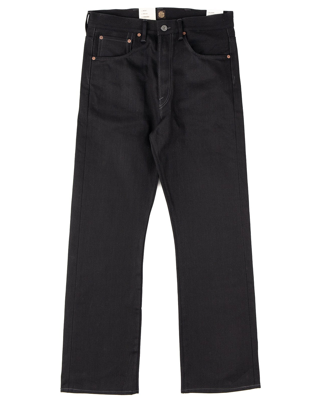 Indigofera - Wyatt 14oz Gunpowder Black Bootcut Selvedge Denim Jeans