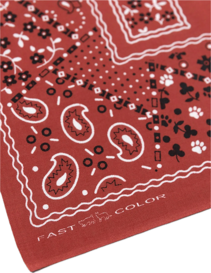 TCB Two Cats Bandana - Red