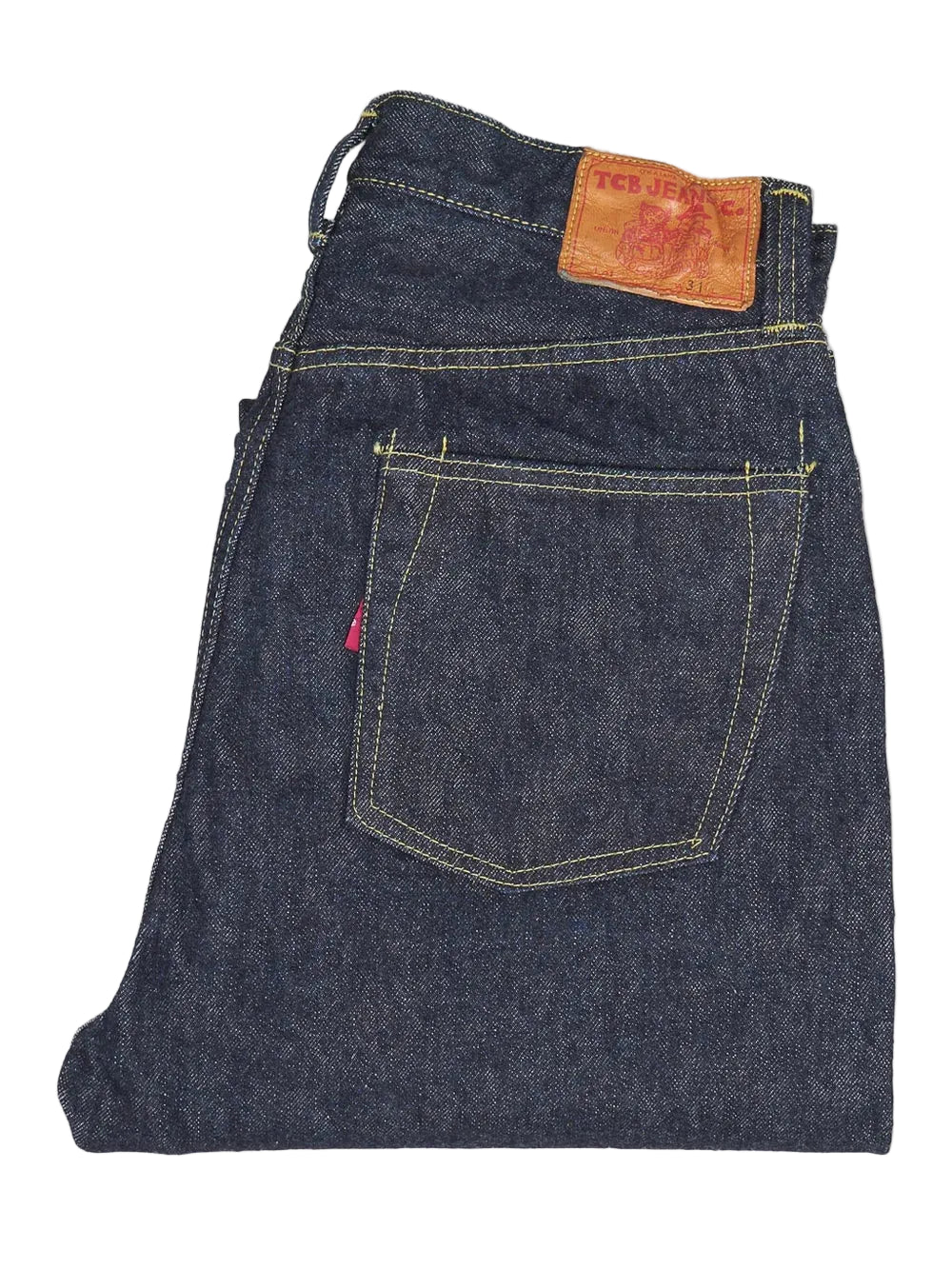 TCB - S40's 14oz High Rise Straight Leg Selvedge Denim Jeans OW
