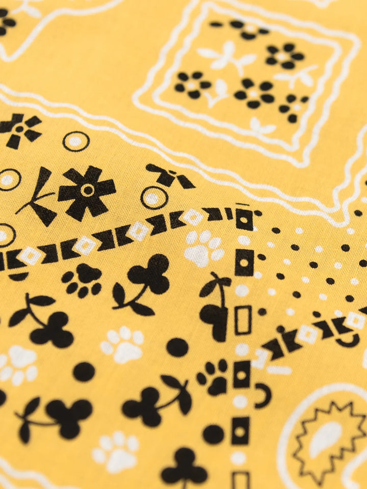 TCB Two Cats Bandana - Yellow