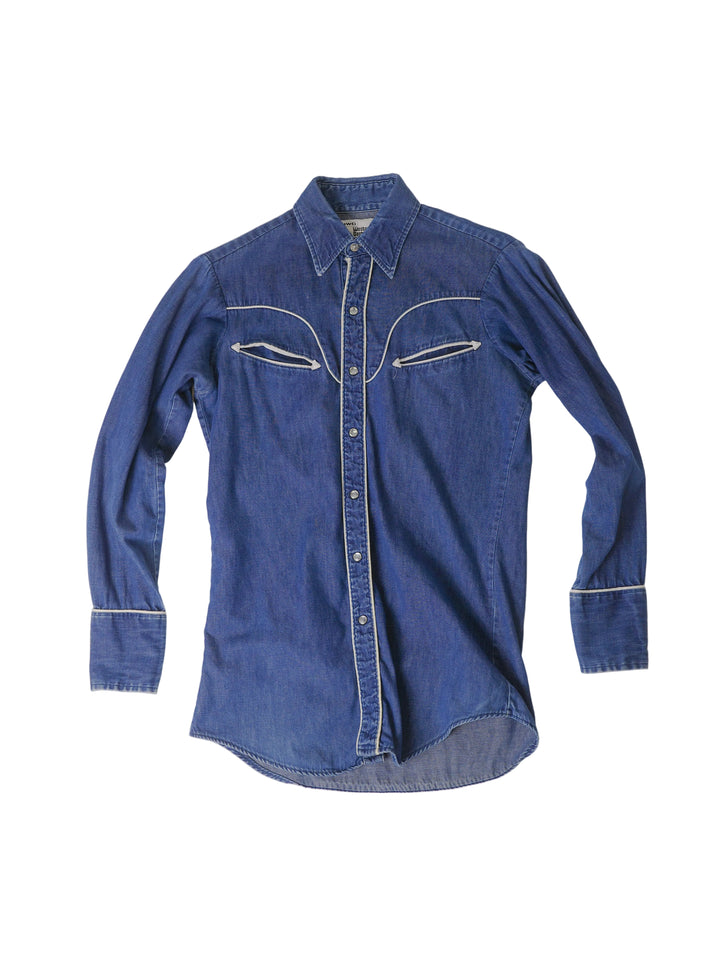 MWG Vintage - LIghtweight Denim Western Shirt