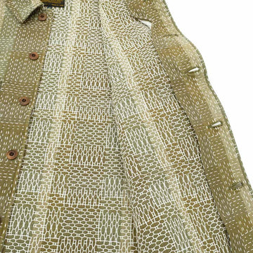 Studio D'Artisan - Noragi Army Green Sashiko Button Up [5718] ON PREORDER*