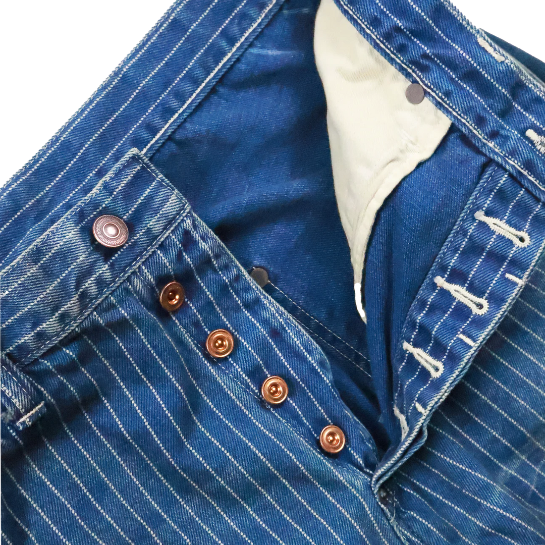Full Count - Indigo Wabash Work Pants H.W - 1129HW-7