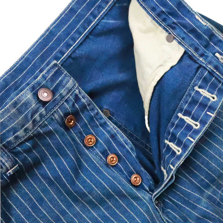 Full Count - Indigo Wabash Work Pants H.W - 1129HW-7