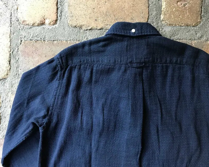 Graph Zero Standard L/S Button-Down Shirt - Indigo