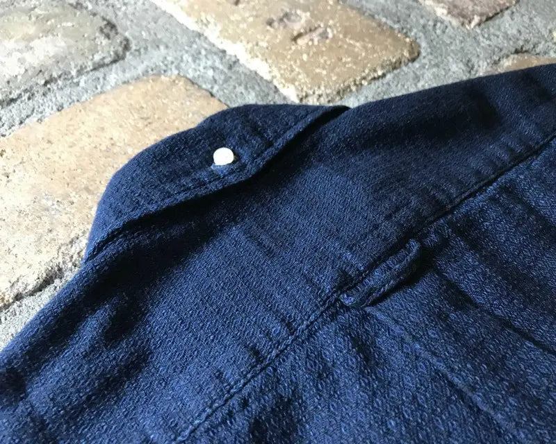 Graph Zero Standard L/S Button-Down Shirt - Indigo