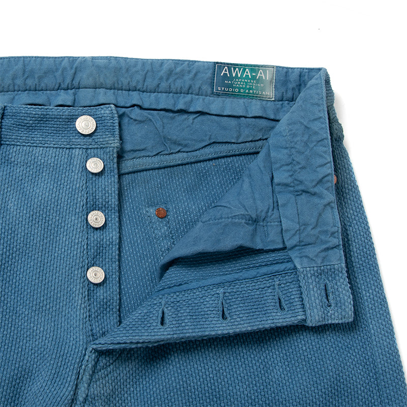 Greaser Tokushima Shoai Hank Dyed denim (Natural plant dyed Indigo