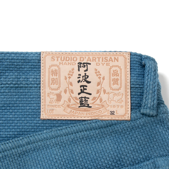 Studio D'Artisan Awa Indigo Sashiko Jeans [1880]