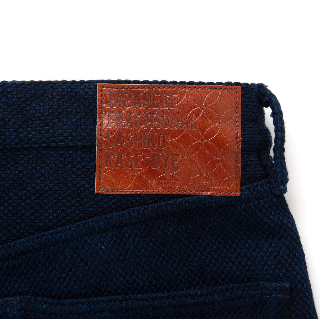 Studio D'Artisan - "Kase-Zome" 14oz Indigo Selvedge Sashiko Jeans [1907S]