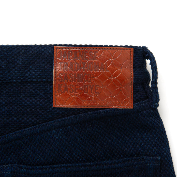 Studio D'Artisan - "Kase-Zome" 14oz Indigo Selvedge Sashiko Jeans [1907S]