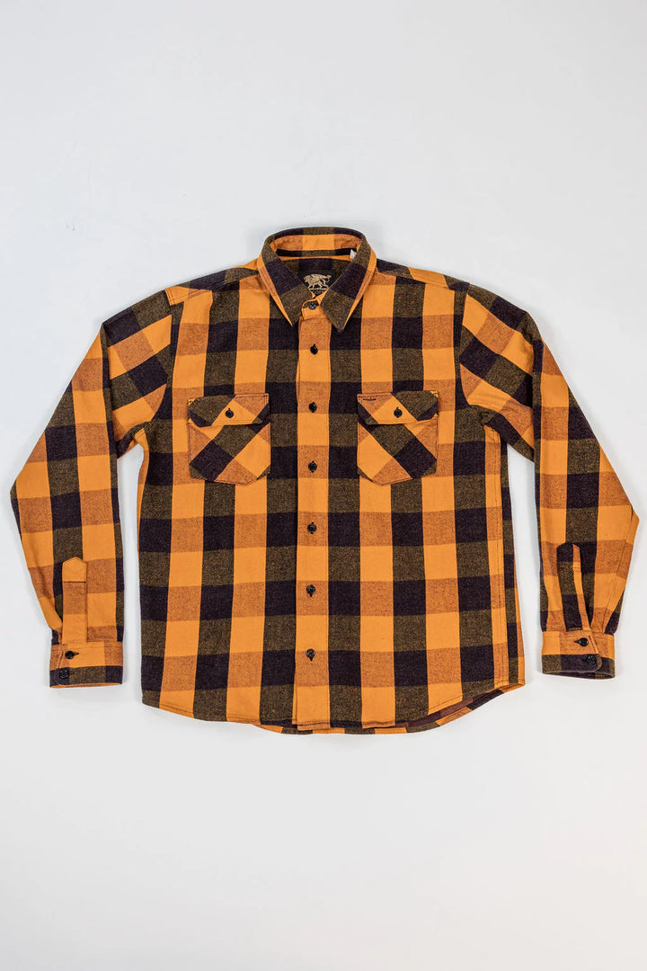 Indigofera Norris Shirt - Orange/Vine