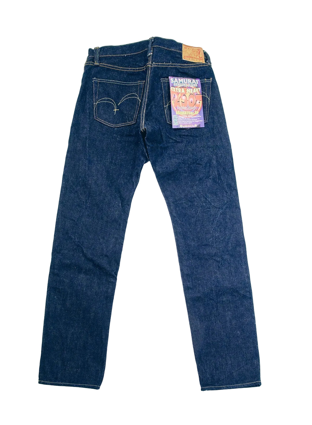 Samurai Jeans S510XX25oz-SP 25oz selvedge raw denim jeans, detail shot