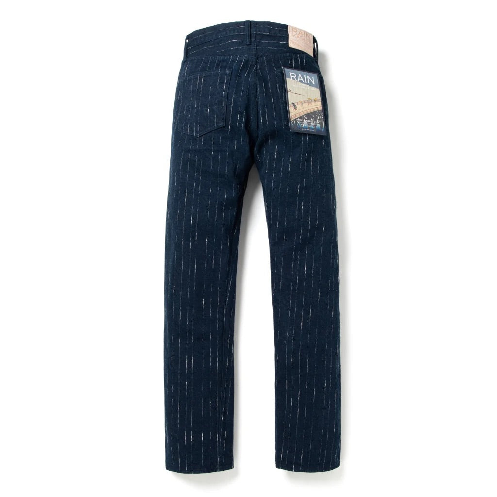 Studio D'Artisan "Rain" Kasuri Tapered Jeans  - D1885