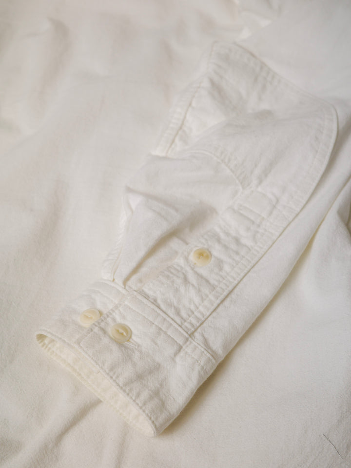 Maru Sankaku Peke - White Chambray Shirt