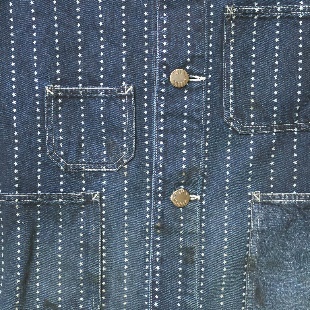 FULLCOUNT - Indigo Star Wabash Denim Chore Coat H.W. [2051HW]