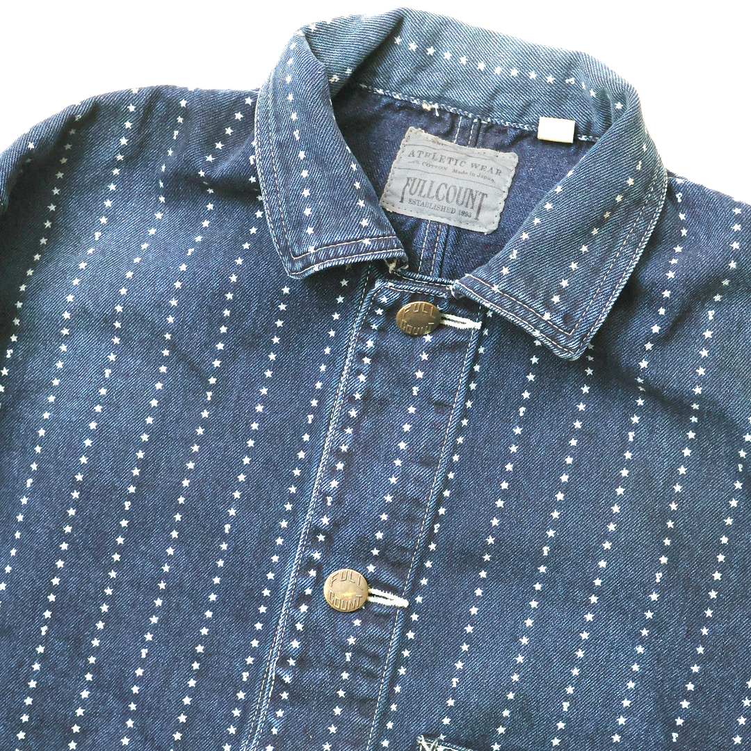 FULLCOUNT - Indigo Star Wabash Denim Chore Coat H.W. [2051HW]