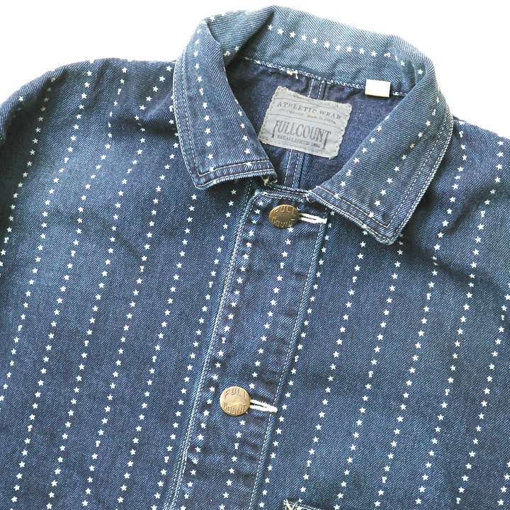 FULLCOUNT - Indigo Star Wabash Denim Chore Coat H.W. [2051HW]