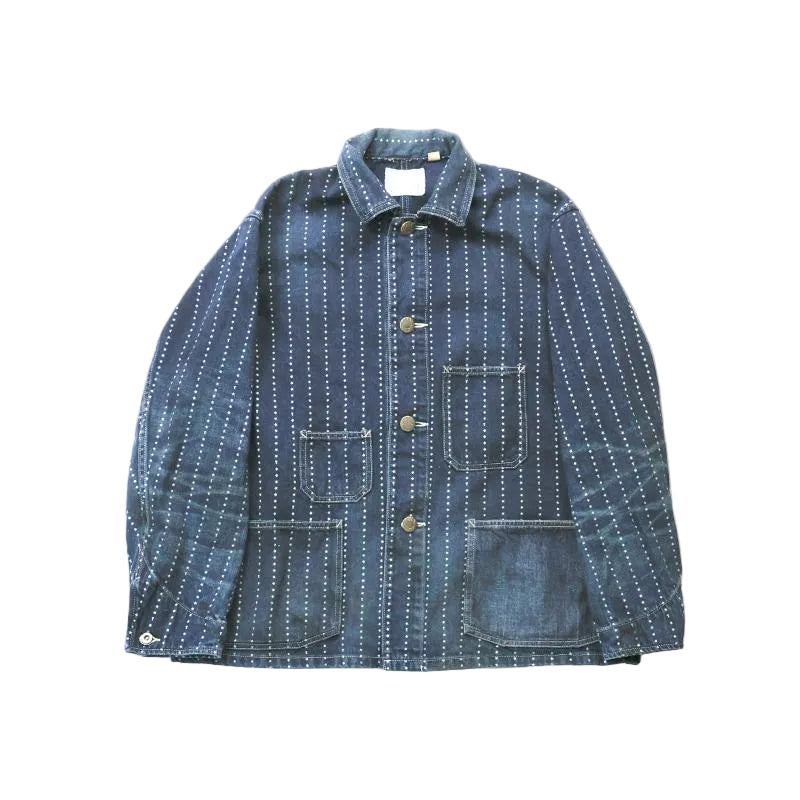 FULLCOUNT - Indigo Star Wabash Denim Chore Coat H.W. [2051HW]