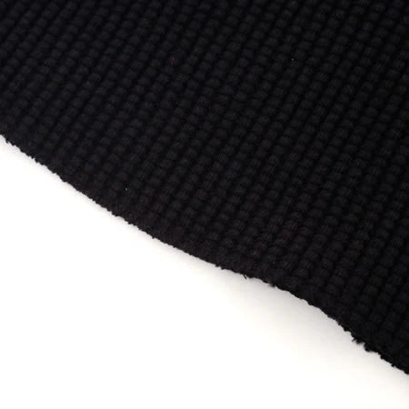 UES Big Waffle Henley Long sleeve - Black [66BW] ON PREORDER*