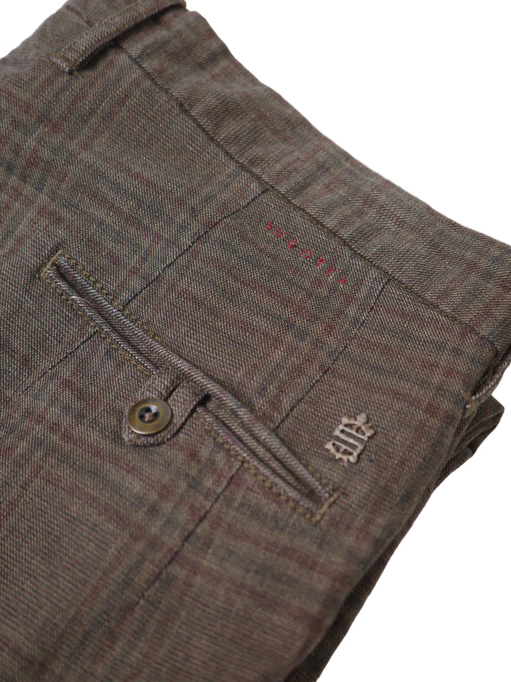 Incotex - Brown Tapered Cotton Pants