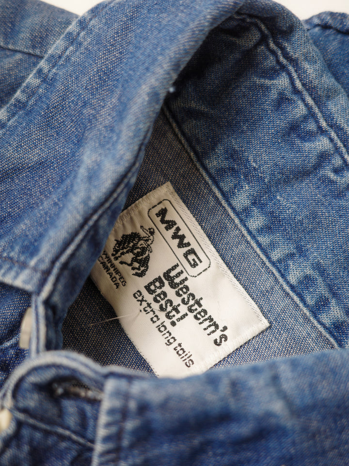 MWG Vintage - LIghtweight Denim Western Shirt