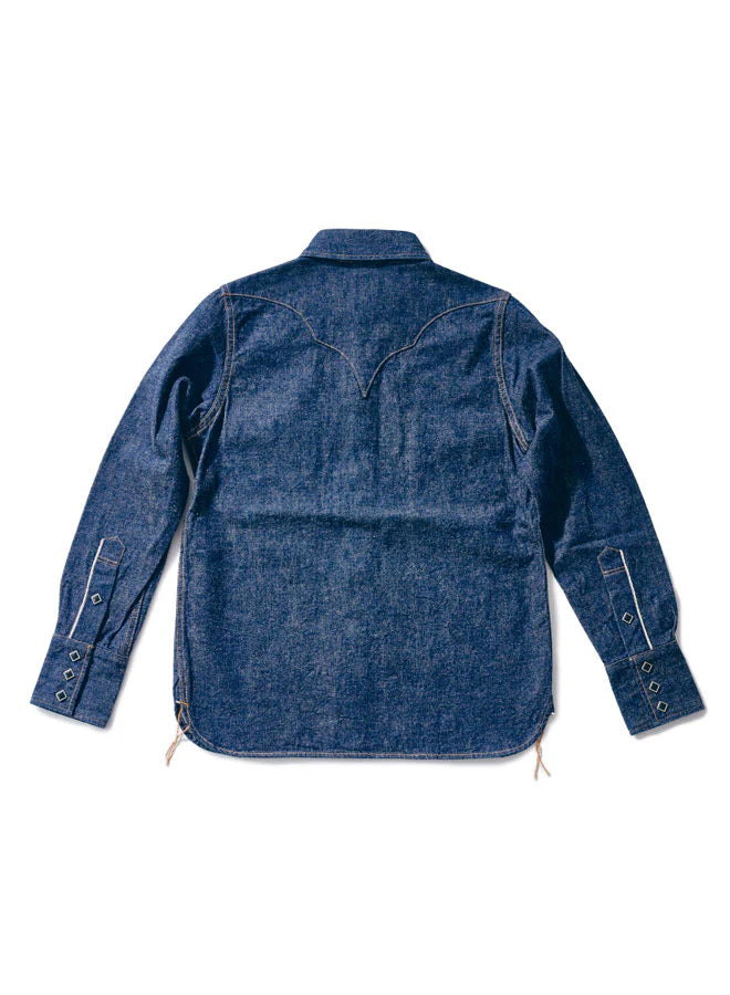 Samurai - 10oz "Hisho" Selvedge Western Denim Shirt [SWD-L02]