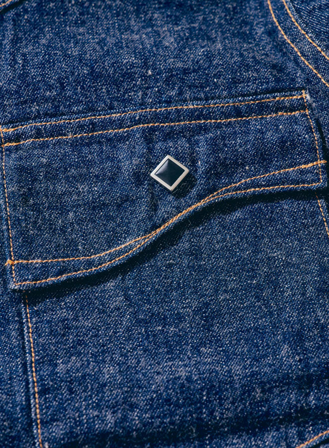 Samurai - 10oz "Hisho" Selvedge Western Denim Shirt [SWD-L02]