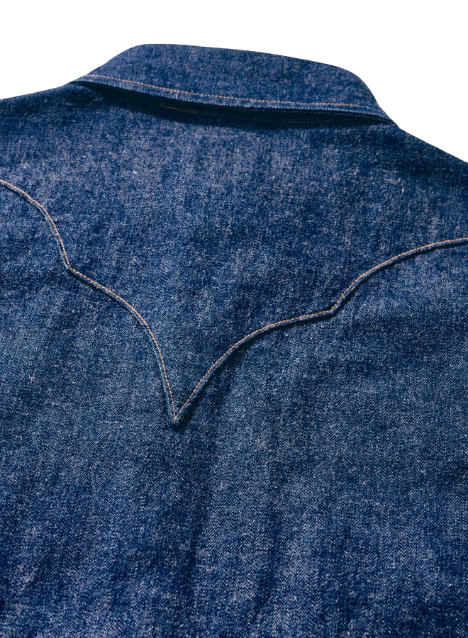 Samurai - 10oz "Hisho" Selvedge Western Denim Shirt [SWD-L02]