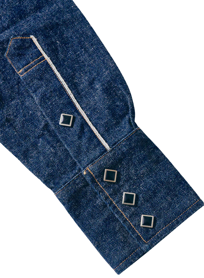 Samurai - 10oz "Hisho" Selvedge Western Denim Shirt [SWD-L02]