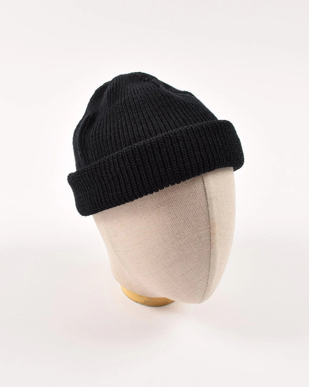 Dehen Wool Knit Watch Cap - Black