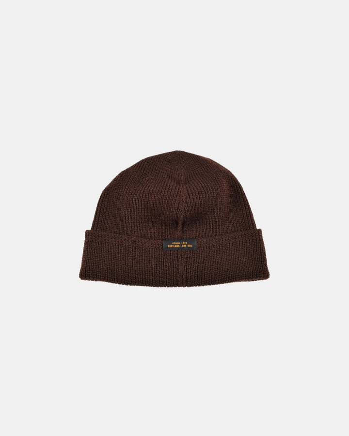 Dehen Wool Knit Watch Cap - Brown