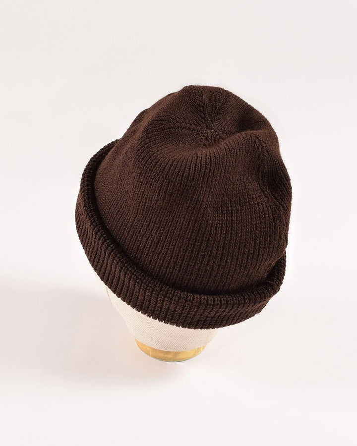 Dehen Wool Knit Watch Cap - Brown