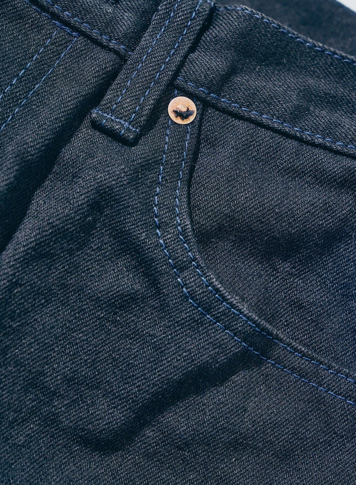 Samurai - "Aoki Tachikage" Black On Blue Regular Straight [S0510XX-BOB]