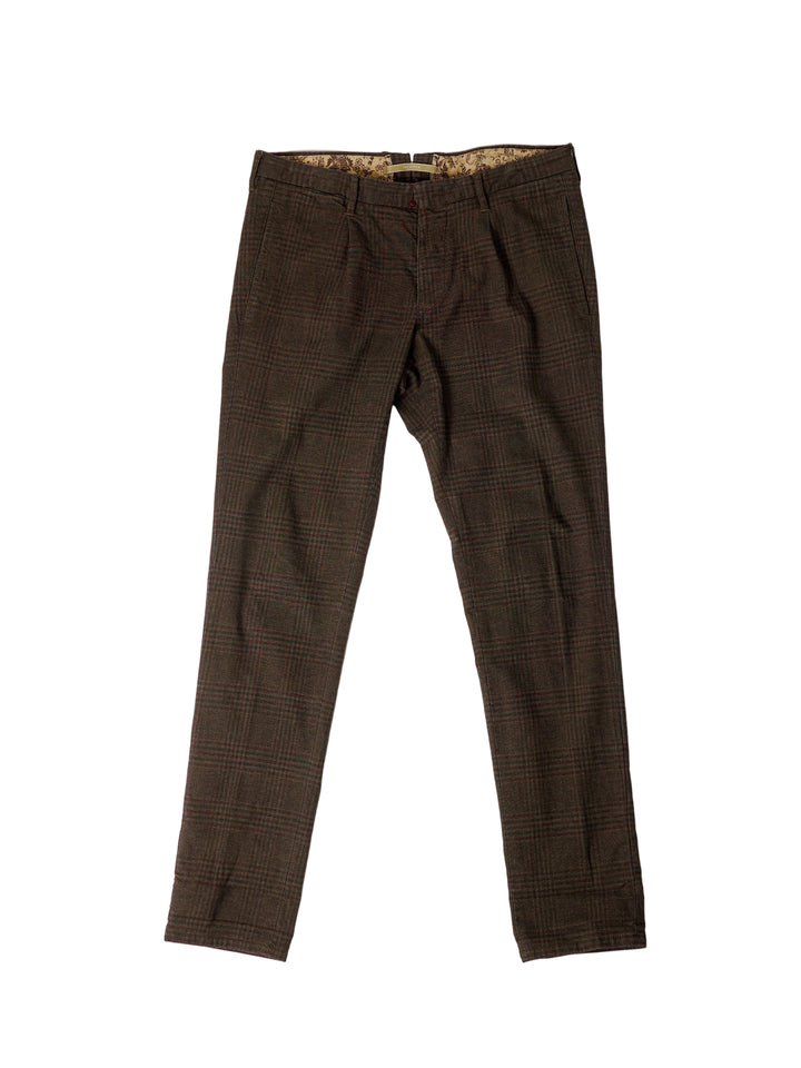 Incotex - Brown Tapered Cotton Pants