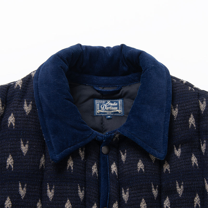 Studio D'Artisan Indigo "Arrow Kasuri" Sashiko Jacket