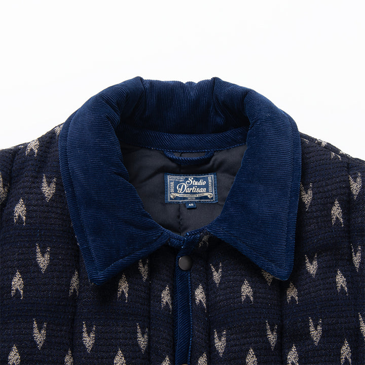 Studio D'Artisan Indigo "Arrow Kasuri" Sashiko Jacket