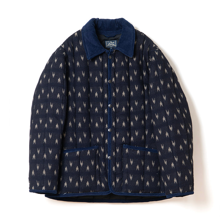 Studio D'Artisan Indigo "Arrow Kasuri" Sashiko Jacket