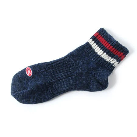 UES MFG.CO. - Sneaker Socks Navy/White Red [SSX-1]