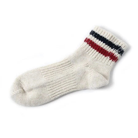 UES MFG.CO. - Sneaker Socks White/Navy Red [SSX-1]