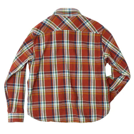 UES Heavy Flannel Shirt - Red [502553] ON PREORDER*