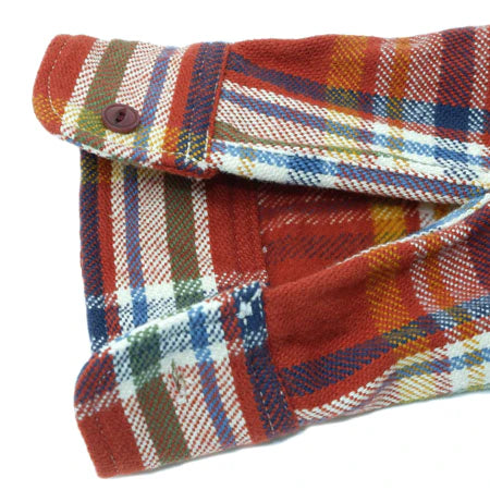 UES Heavy Flannel Shirt - Red [502553] ON PREORDER*