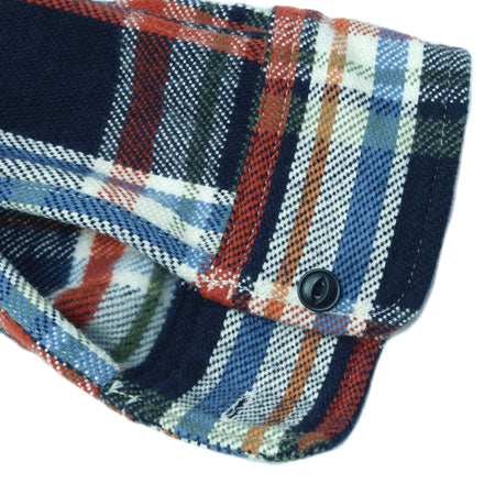 UES Heavy Flannel Shirt - Navy [502553] ON PREORDER*