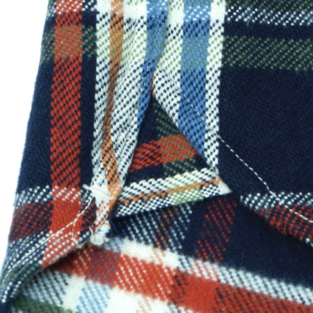 UES Heavy Flannel Shirt - Navy [502553] ON PREORDER*