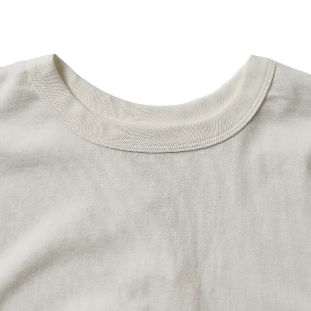 Full Count Flat Seam Long Sleeve Shirt [5222L-20A] - White