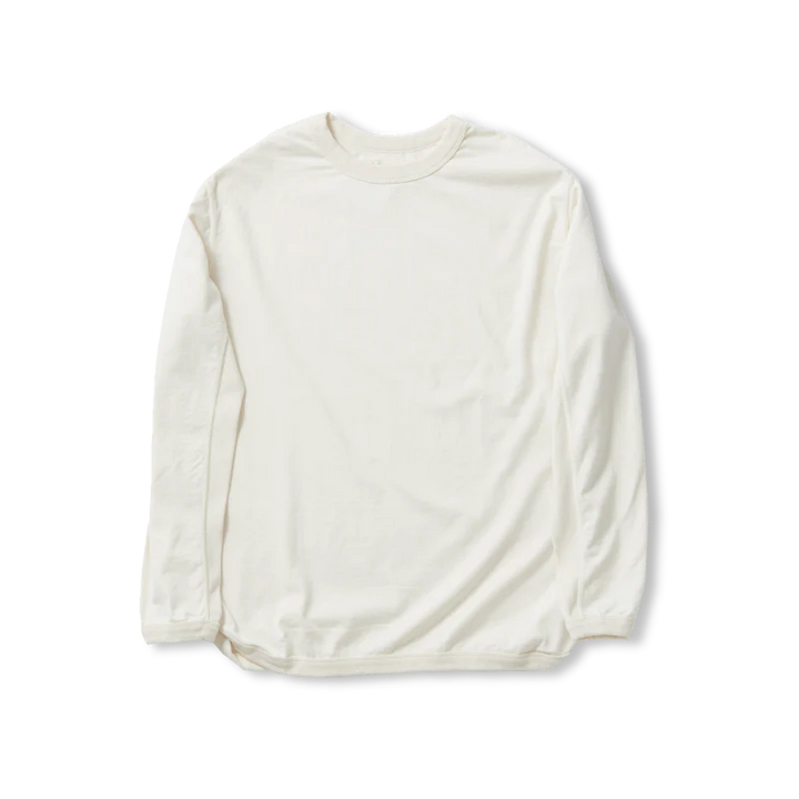 Full Count Flat Seam Long Sleeve Shirt [5222L-20A] - White