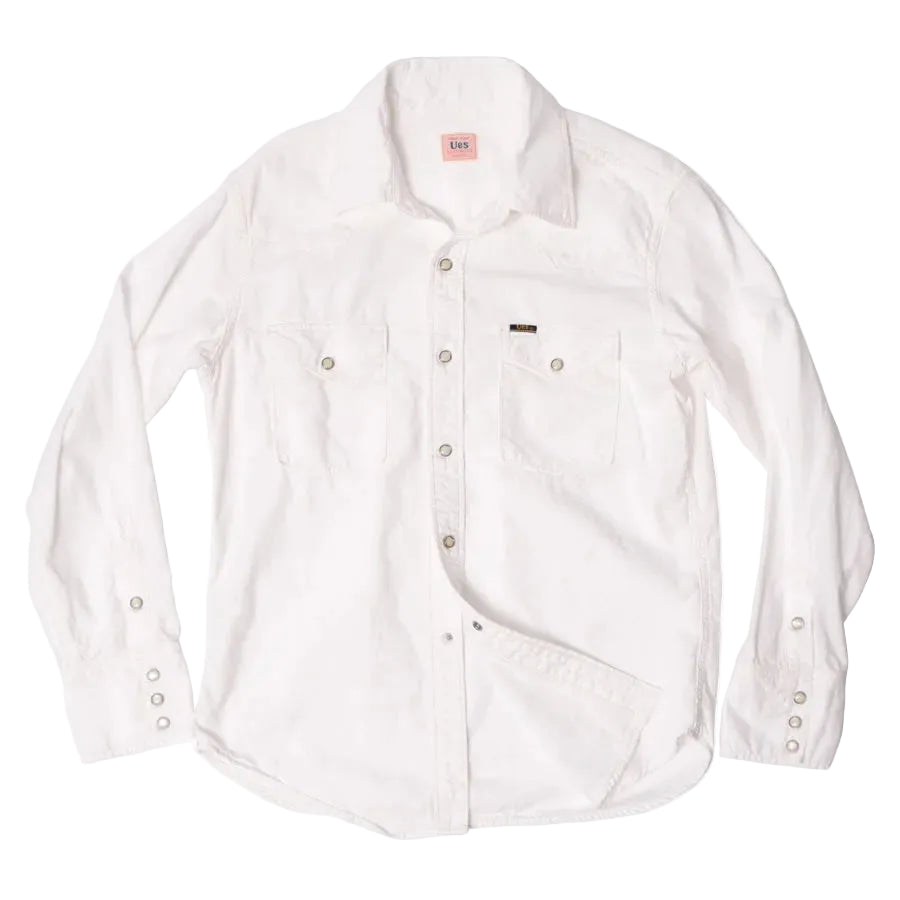 UES MFG.CO. - Western White Shirt [522511] COMING SOON*