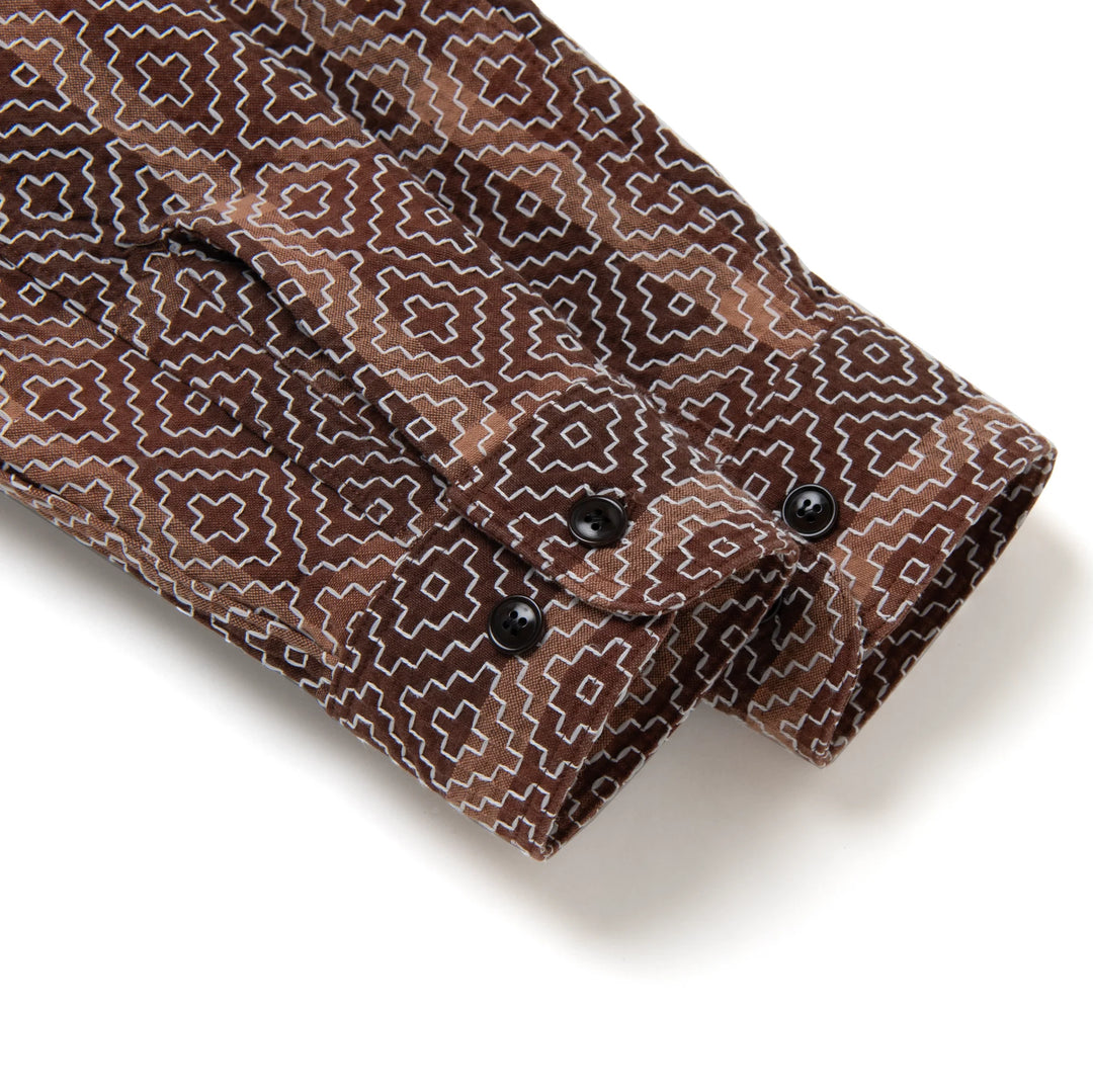 Studio D'artisan - "Kakishibu Noragi Sashiko" Work Shirt [5726] ON PREORDER*