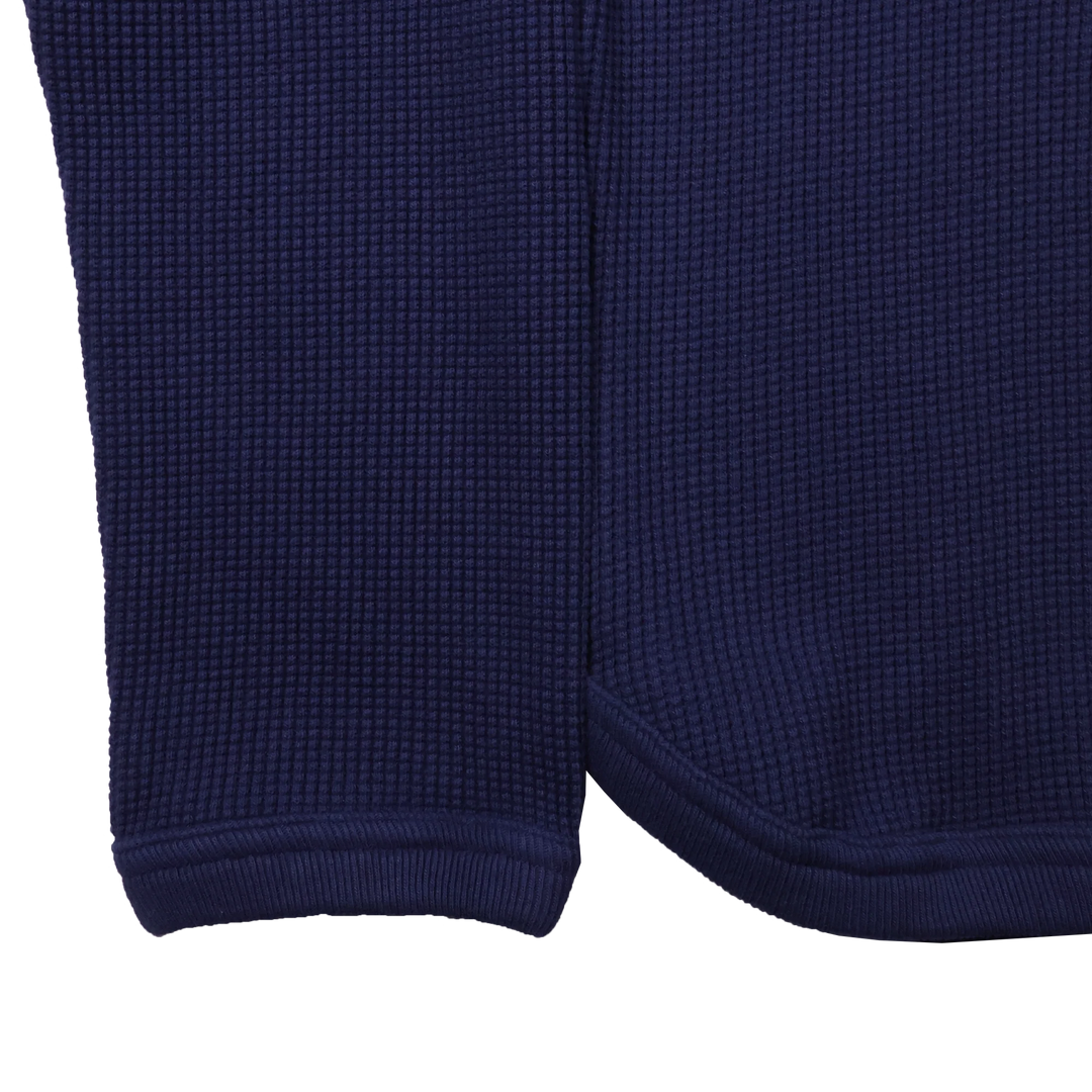 FULLCOUNT - Heavyweight Waffle L/S T shirt Purple Navy [5964-25]